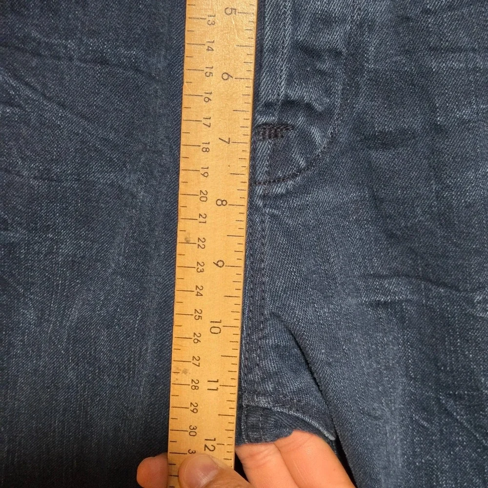 7‎ For All Mankind Jared Men Straight Leg Jeans Dark Wash Blue Sz 32 33x33
